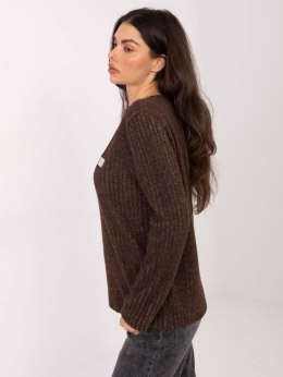 Sweter RV-SW-A1025.80 brązowy