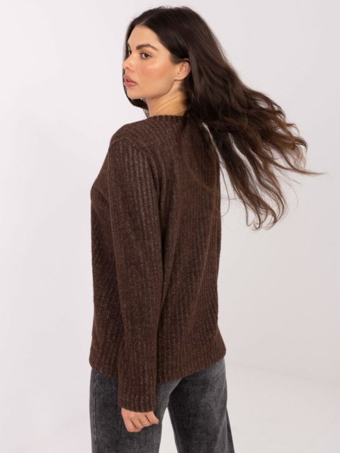 Sweter RV-SW-A1025.80 brązowy
