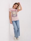T-shirt D12048M02556K jasny różowy L
