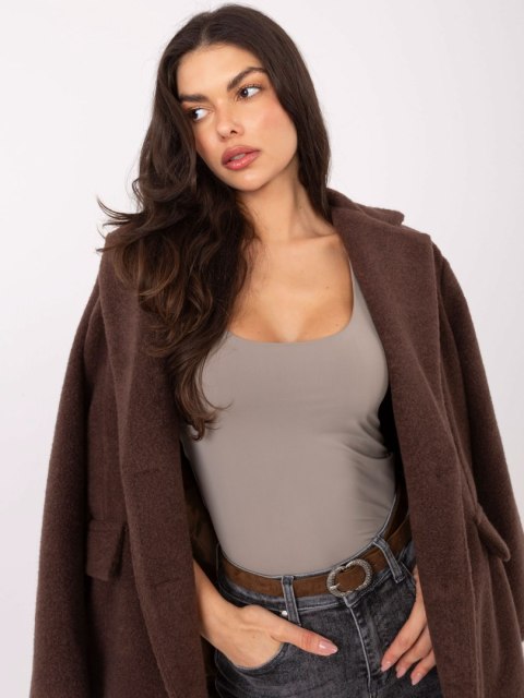 Top D12099M02803A ciemny bezowy S