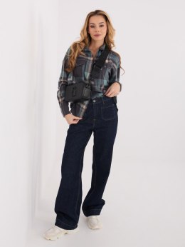 Koszula D71720Z11085B szaro-niebieski L