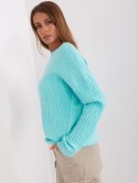 Sweter AT-SW-2338.14P mietowy