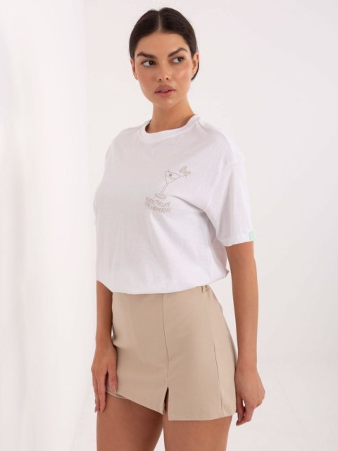 T-shirt D12022M02842A biały XL