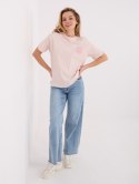 T-shirt D12022M02842A jasny różowy XL