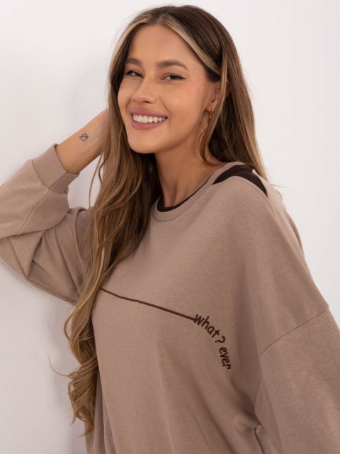 Bluza RV-BL-A940.60 ciemny bezowy