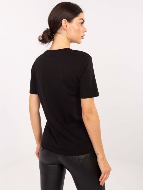 T-shirt D12022M02844A czarny S