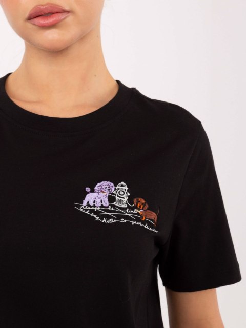 T-shirt D12022M02844A czarny XS