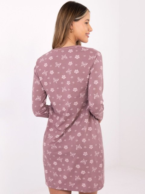 Koszula nocna DU-KN-FP-101.19 ciemny różowy 2XL