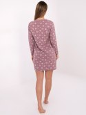Koszula nocna DU-KN-FP-101.19 ciemny różowy 2XL