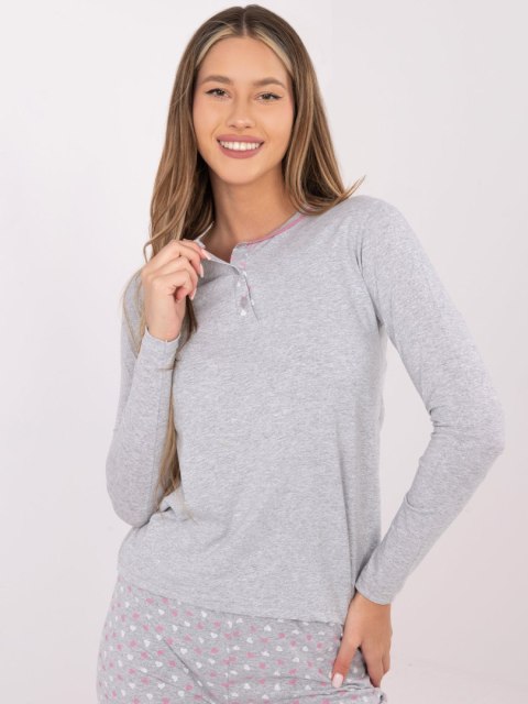 Piżama DU-PI-FP-002.87 szary 2XL