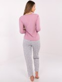 Piżama DU-PI-FP-003.99P ciemny różowy 2XL