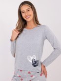Piżama DU-PI-FP-009.84 szary 2XL
