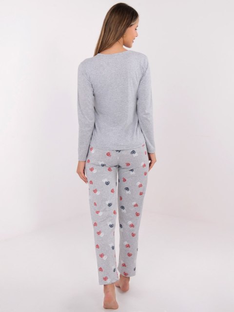 Piżama DU-PI-FP-009.84 szary XL