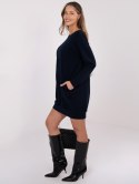 Sukienka RV-TU-5184.93P granatowy S/M