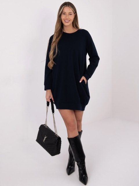 Sukienka RV-TU-5184.93P granatowy S/M