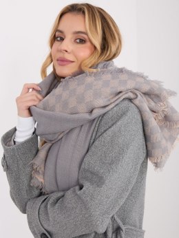 Szalik AT-SZ-16501.03 szaro-różowy