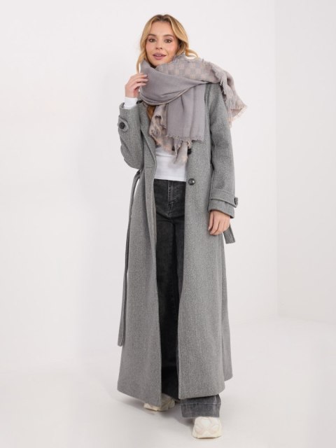 Szalik AT-SZ-16501.03 szaro-różowy