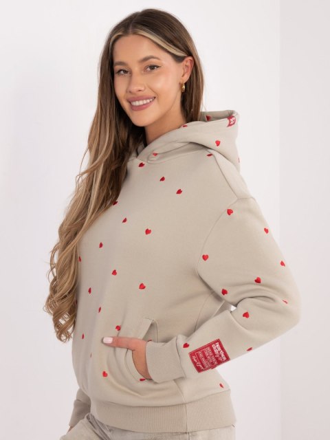 Bluza D10618BC02834A2 beżowy XS