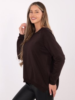 Bluza RV-BL-5850.11X ciemny brązowy S/M