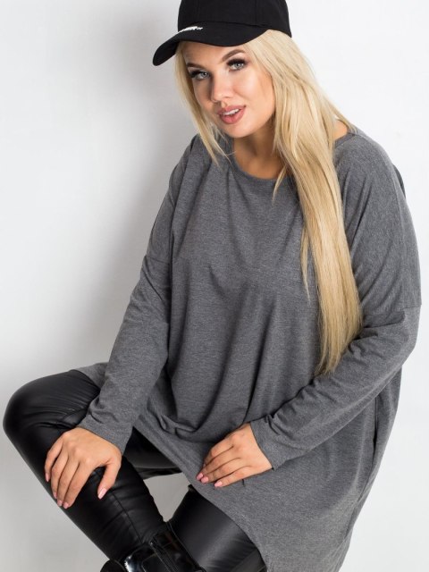 Bluzka RV-BZ-5031.06X ciemny szary one size XL/2XL