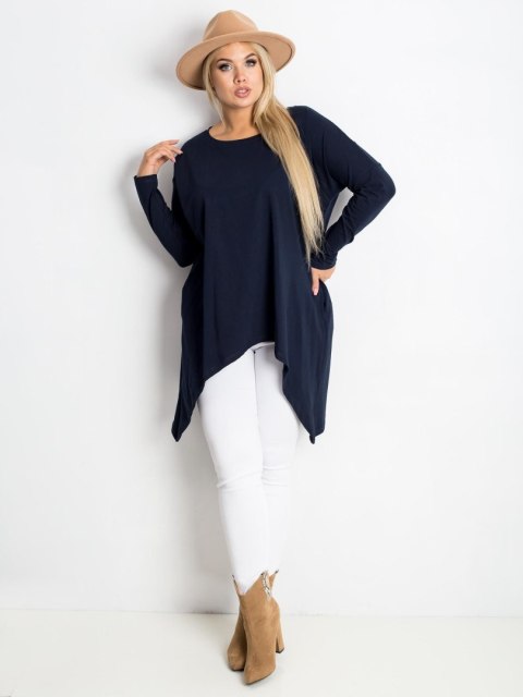 Bluzka RV-BZ-5031.06X granatowy one size XL/2XL