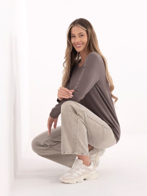 Bluzka RV-BZ-A-160.19P szaro-beżowy