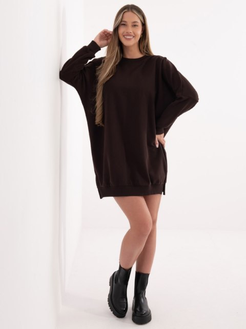 Sukienka RV-SK-6019.67 ciemny brązowy