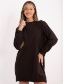 Sukienka RV-SK-6019.67 ciemny brązowy