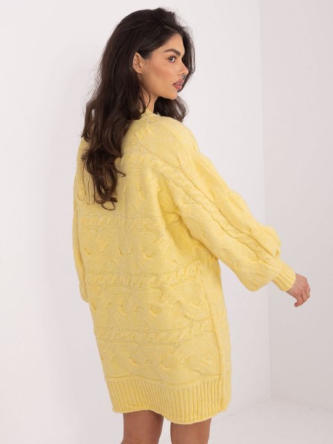 Sweter AT-SW-2367.76P jasny żółty