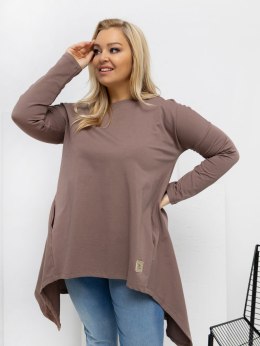 Tunika RV-TU-5042.09X jasny brązowy one size XL/2XL