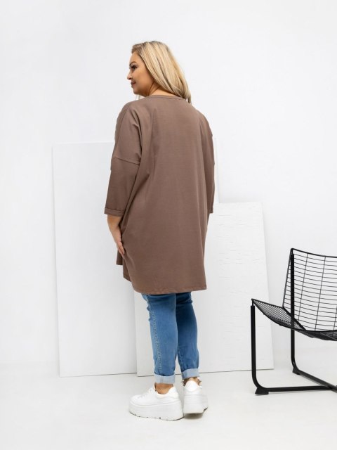 Bluzka RV-BZ-A1076.00 ciemny bezowy