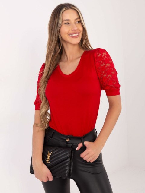 Bluzka TP-BZ-5552.70 czerwony L