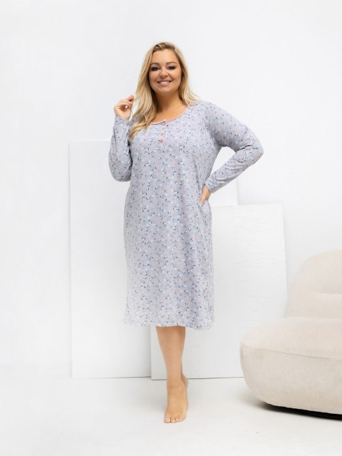 Koszula nocna DU-KN-FP-602.15 szary XL