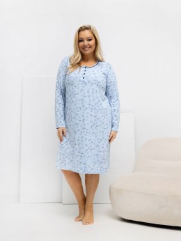 Koszula nocna DU-KN-FP-604.10 jasny niebieski 2XL