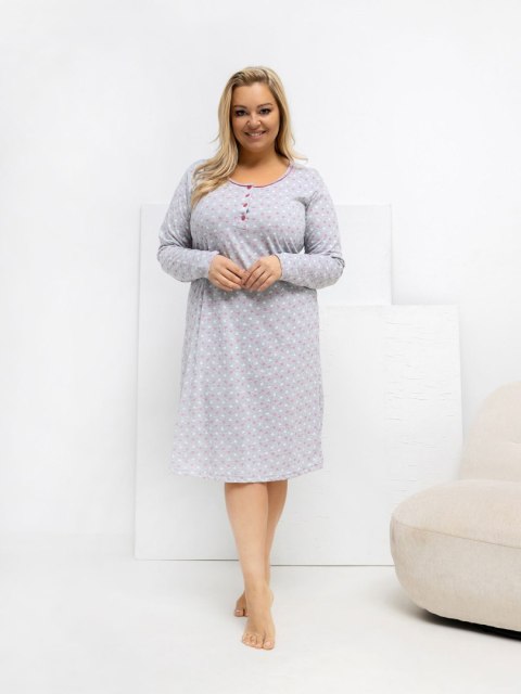 Koszula nocna DU-KN-FP-605.69 szary XL