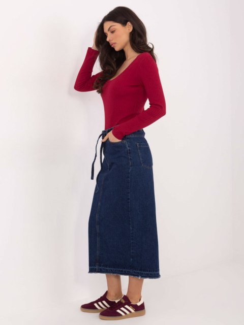 Spódnica D80030BI50248D300 granatowy XL