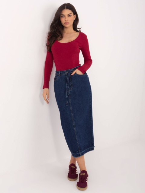 Spódnica D80030BI50248D300 granatowy XL