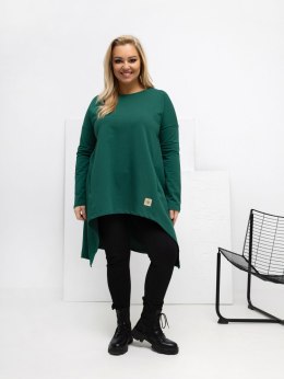 Tunika RV-TU-5042.09X ciemny zielony one size XL/2XL