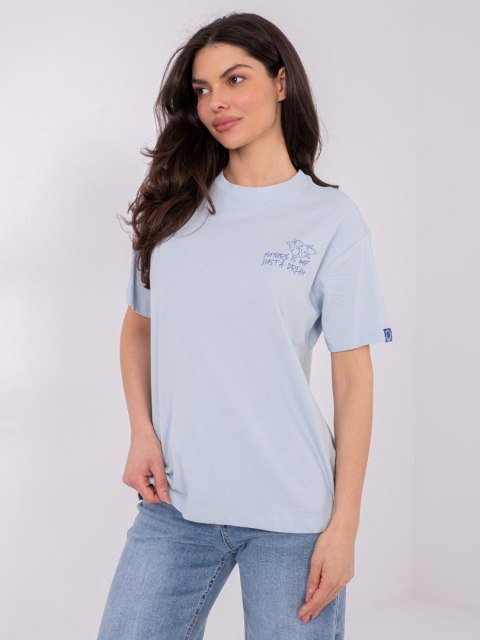 T-shirt D12022M02842A jasny niebieski XL