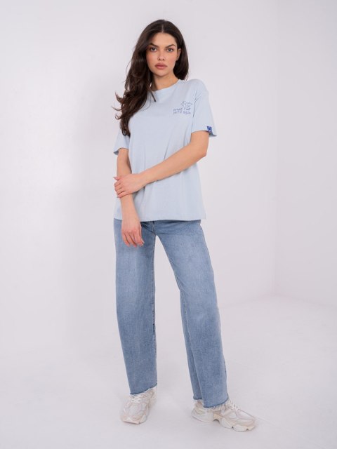 T-shirt D12022M02842A jasny niebieski M