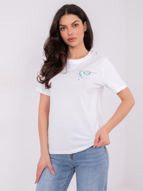 T-shirt D12022M02844A biały XL