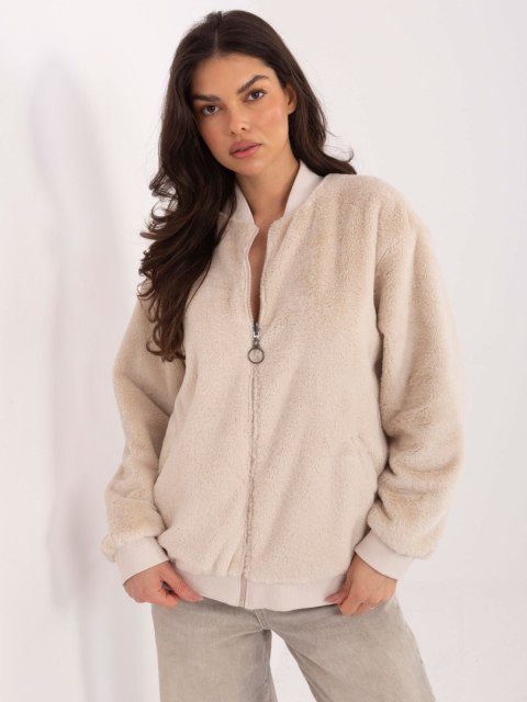 Bluza LK-BL-510136.89 jasny beżowy S/M