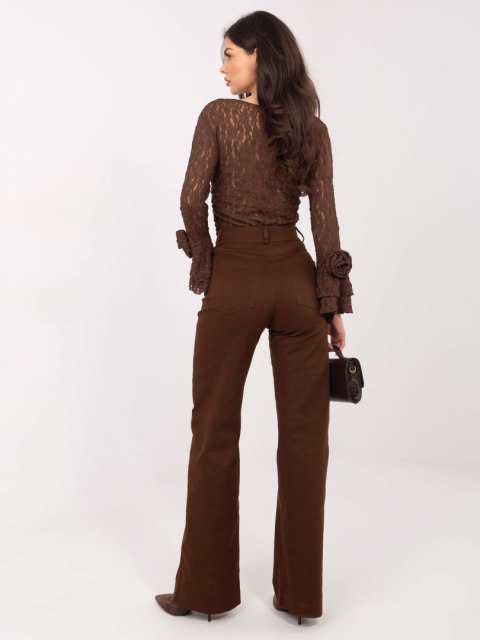 Spodnie LK-SP-510106.14P brązowy 36