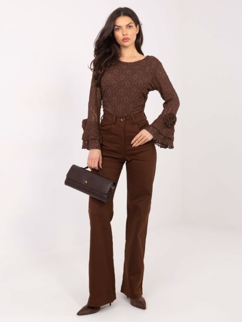 Spodnie LK-SP-510106.14P brązowy 36