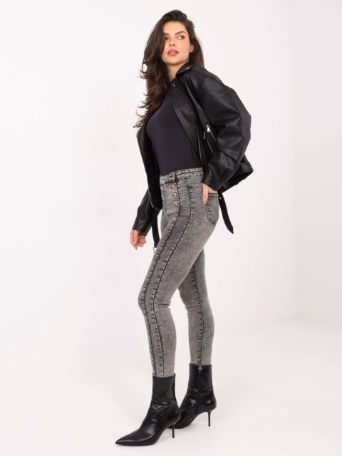 Spodnie jeans NM-SP-M516.38P ciemny szary S