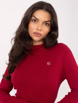 Sweter LK-SW-510184.01P bordowy M