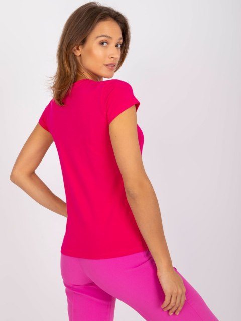 T-shirt RV-TS-4623.71 fuksjowy M