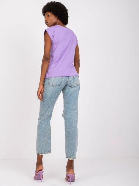 T-shirt RV-TS-4833.67P fioletowy M