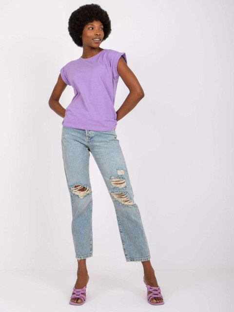 T-shirt RV-TS-4833.67P fioletowy M