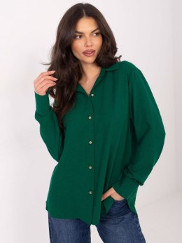 Koszula LK-KS-510109.70 ciemny zielony S